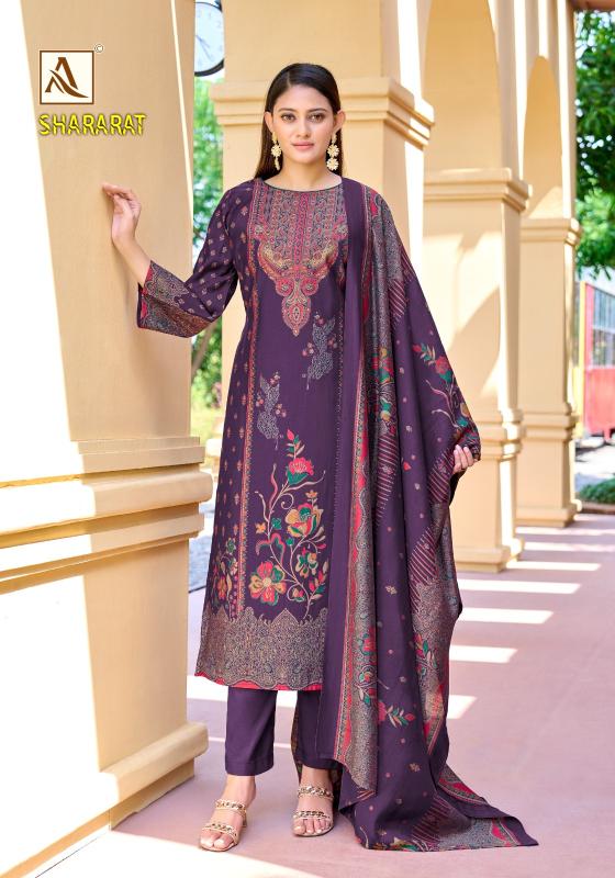 Alok suits shararat dress materials wholesale